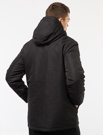 Parka con cappuccio midi