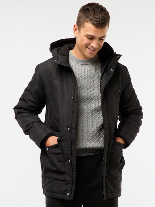 Parka con cappuccio midi - Kiabi