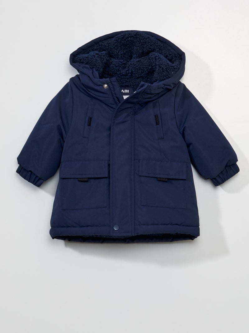 Parka con cappuccio NERO - Kiabi