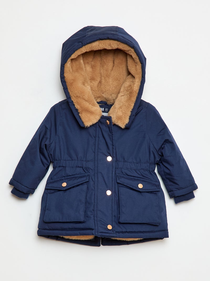 Parka con cappuccio Nero - Kiabi