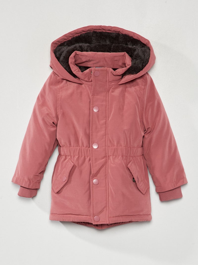 Parka con cappuccio ROSA - Kiabi