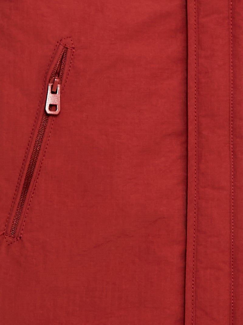Parka con cappuccio Rosso - Kiabi