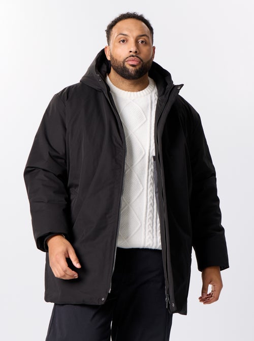 Parka con cappuccio tinta unita - Kiabi