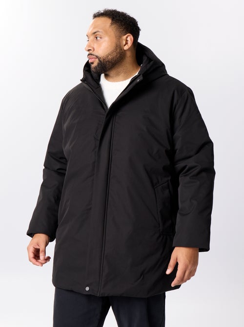 Parka con cappuccio tinta unita - Kiabi