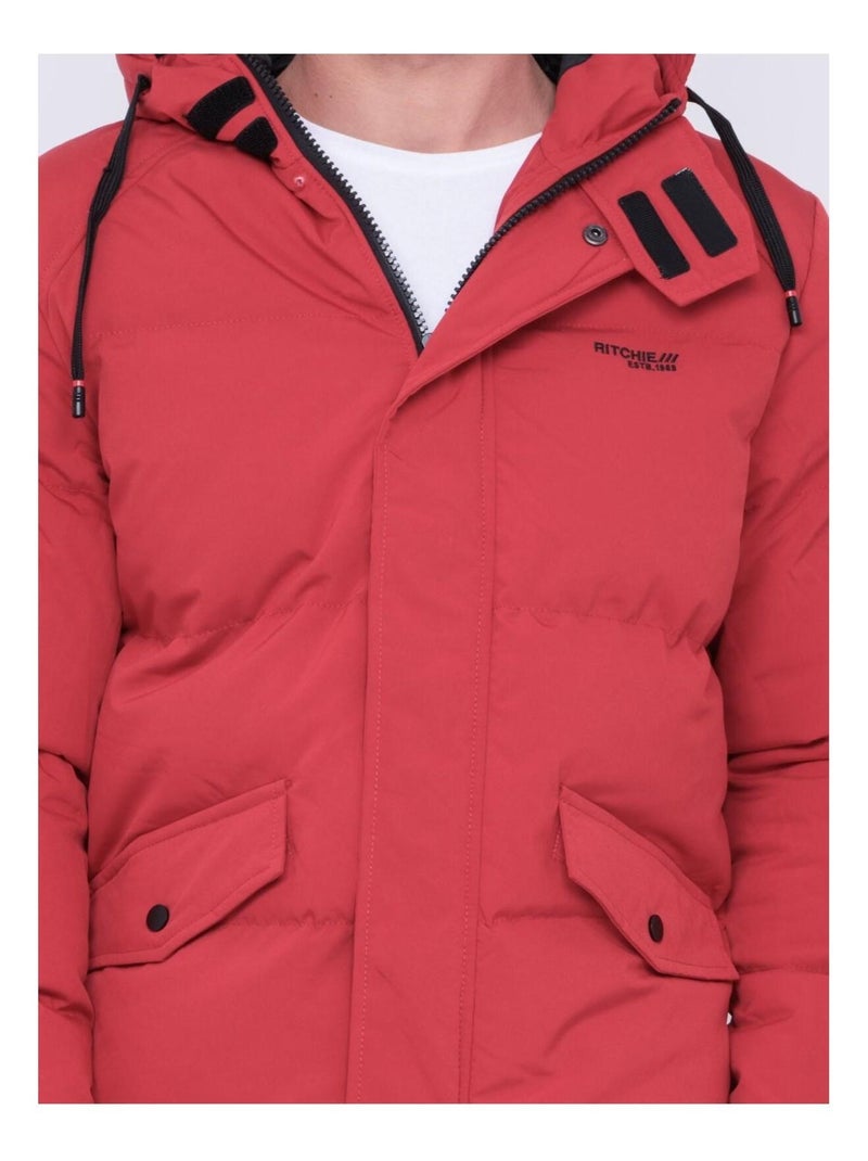 Parka con cappuccio ZANDOVEN Rosso - Kiabi