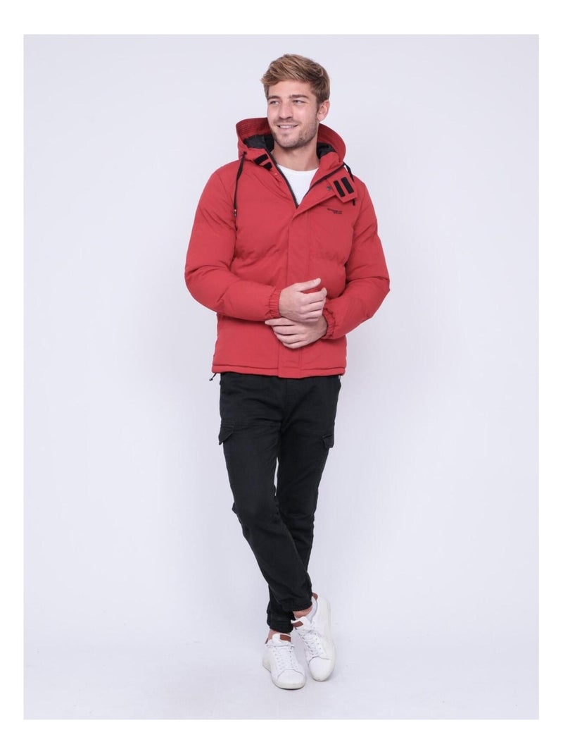 Parka con cappuccio ZANDOVEN Rosso - Kiabi