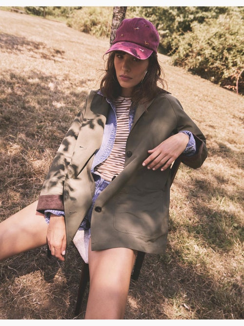 Parka con colletto di velluto a coste, mo fashion - Kiabi