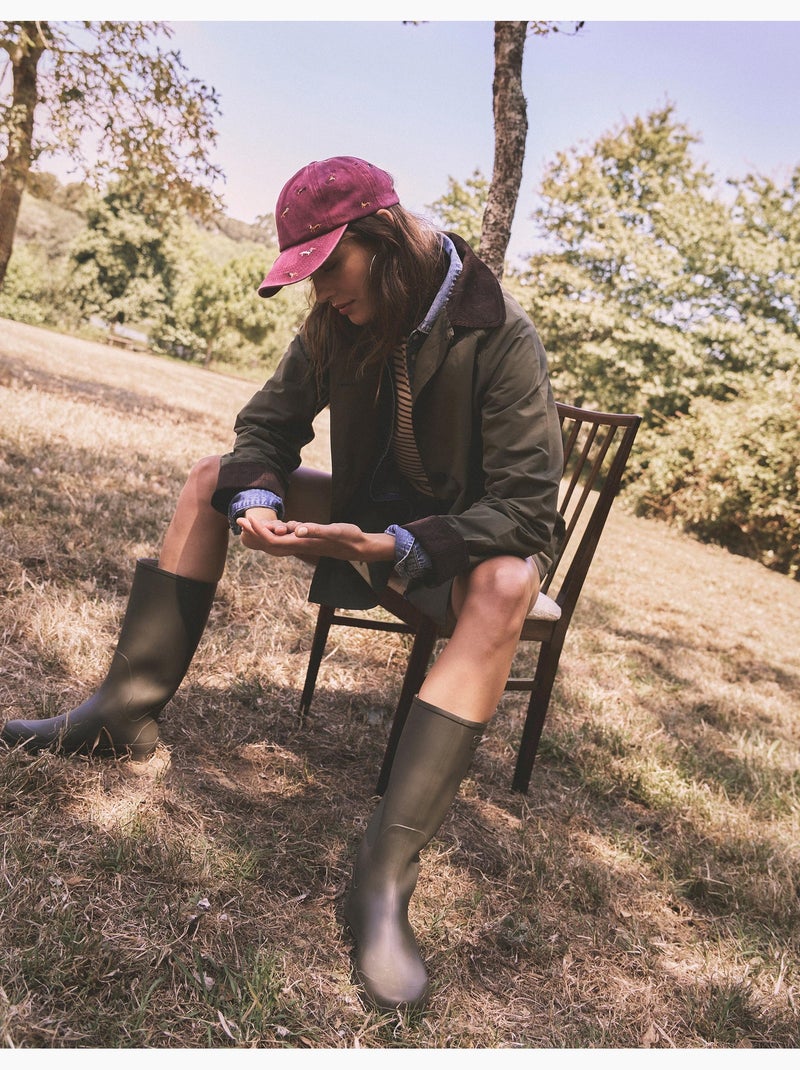 Parka con colletto di velluto a coste, mo fashion Verde - Kiabi