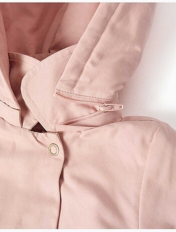 Parka con fodera e cappuccio staccabile