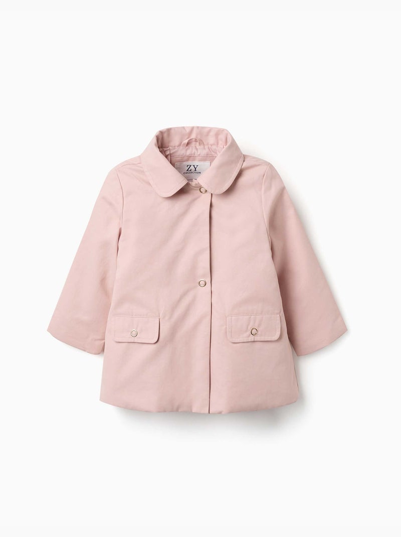 Parka con fodera e cappuccio staccabile Rosa chiaro - Kiabi