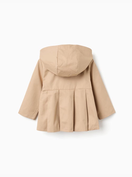 Parka con pieghe e cappuccio rimovibile - Kiabi