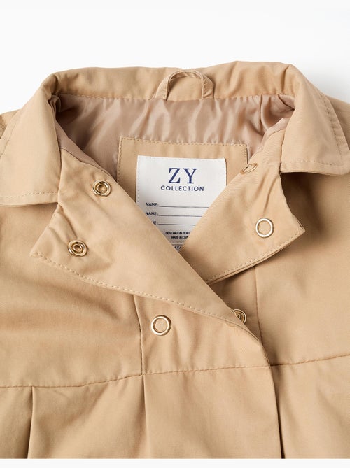 Parka con pieghe e cappuccio rimovibile - Kiabi