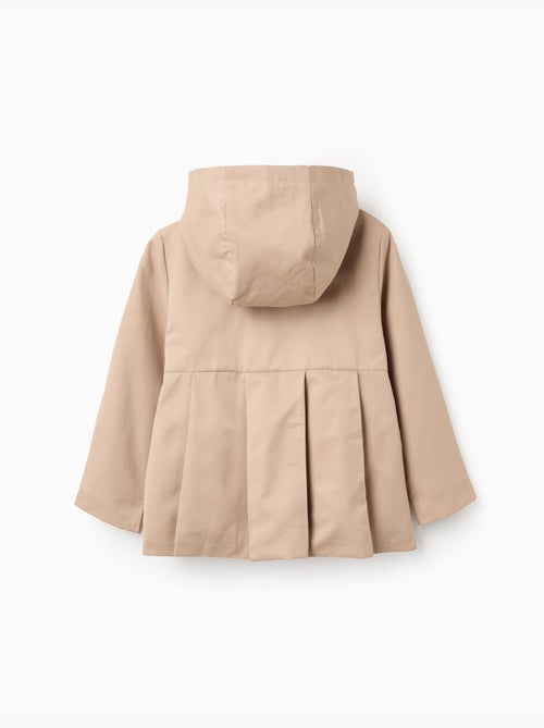 Parka con pieghe e cappuccio rimovibile - Kiabi