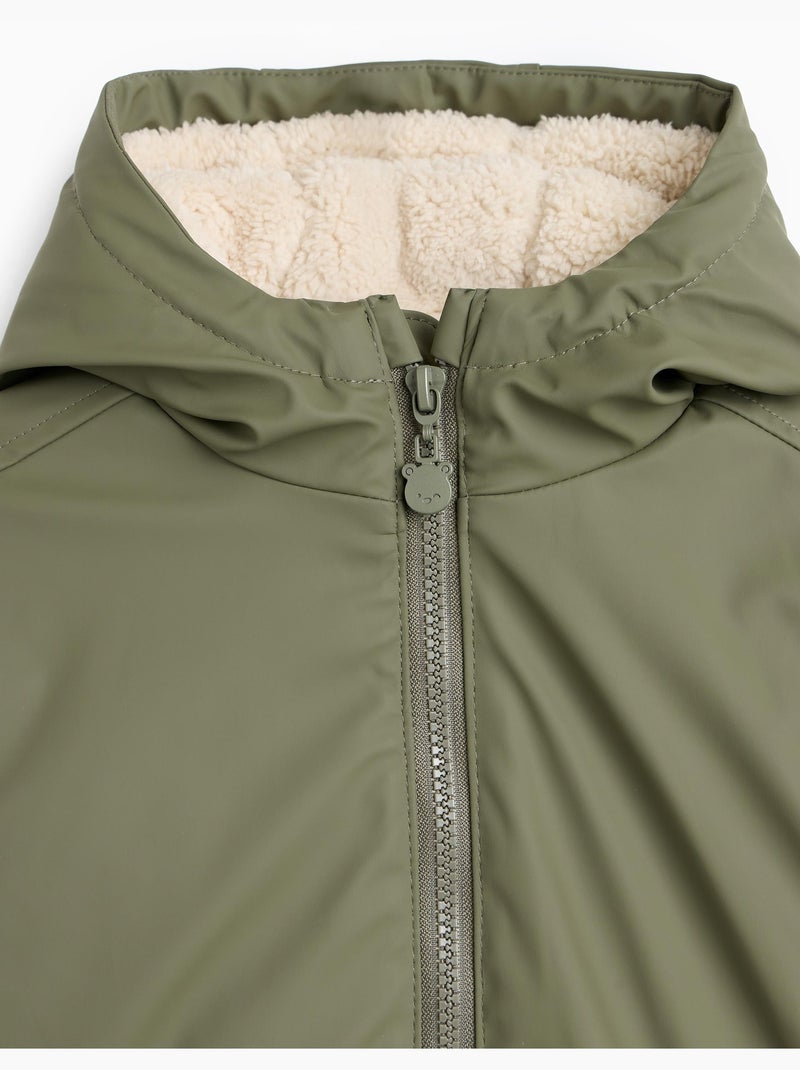 Parka con rivestimento sherpa, mo fashion Verde - Kiabi