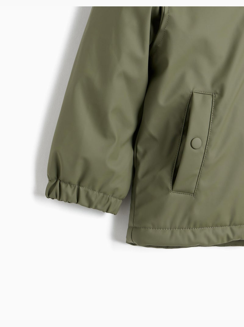 Parka con rivestimento sherpa, mo fashion Verde - Kiabi