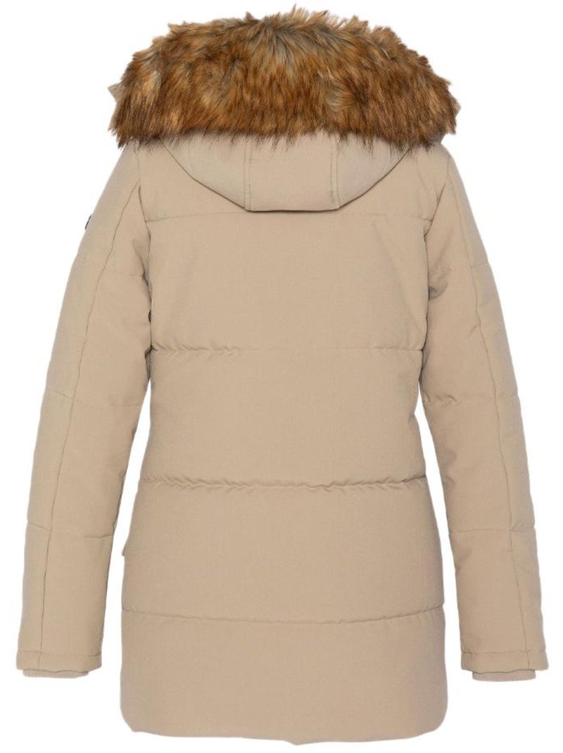 Parka Donna Schott Beige - Kiabi