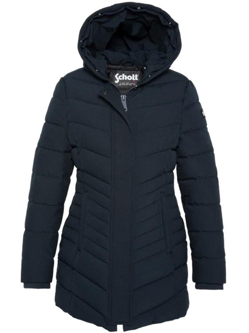Parka Donna Schott Blu marino - Kiabi