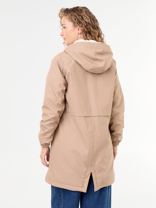 Parka dritto foderato in pelliccia sintetica - Kiabi Parka dritto foderato in pelliccia sintetica - Kiabi