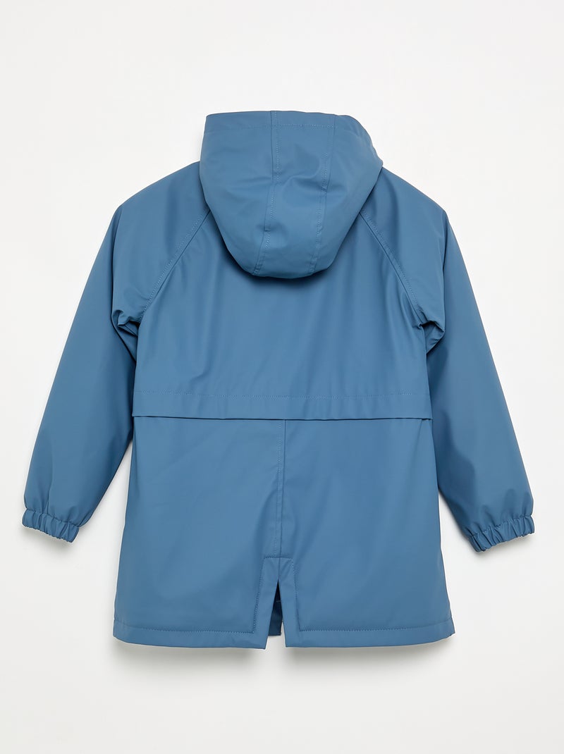 Parka foderata effetto montone Blu - Kiabi