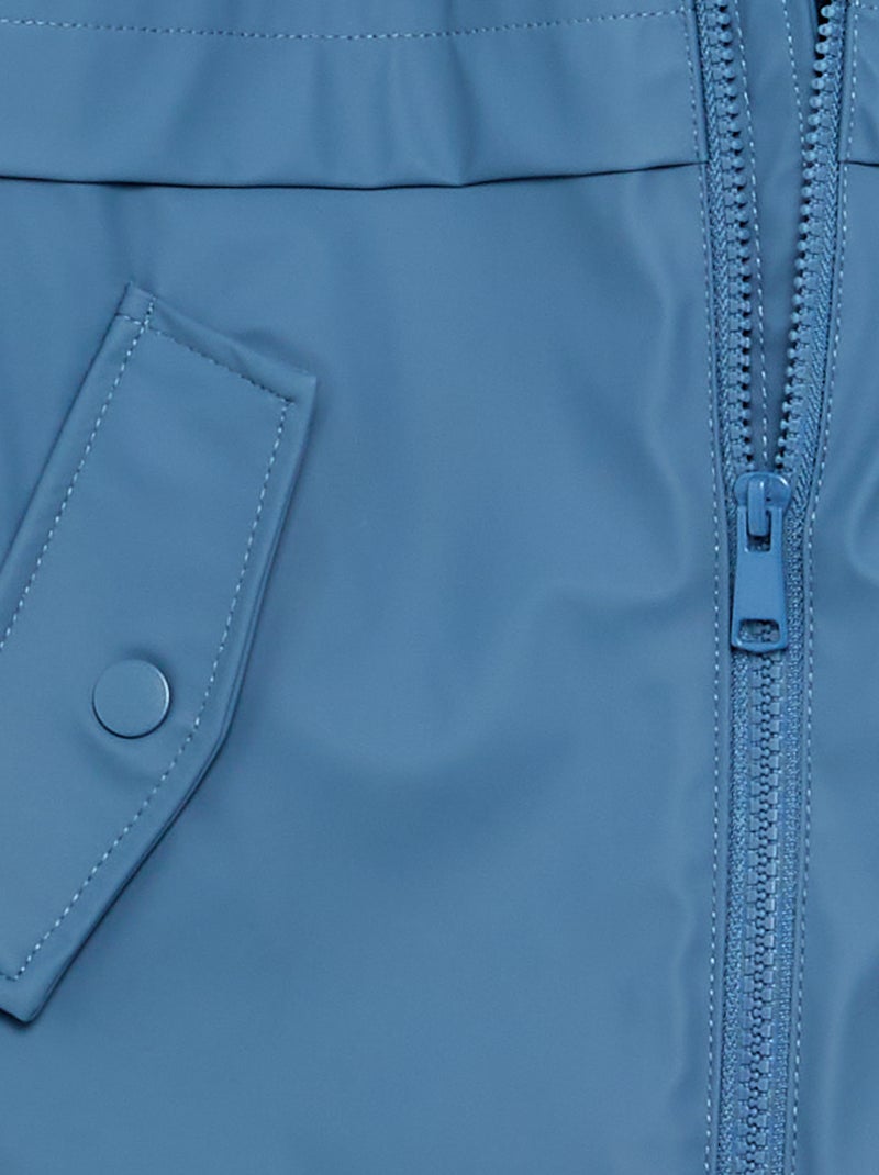 Parka foderata effetto montone Blu - Kiabi