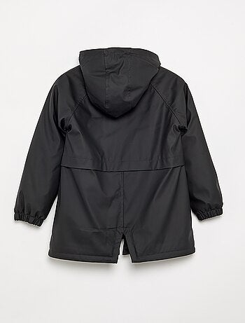 Parka foderata effetto montone