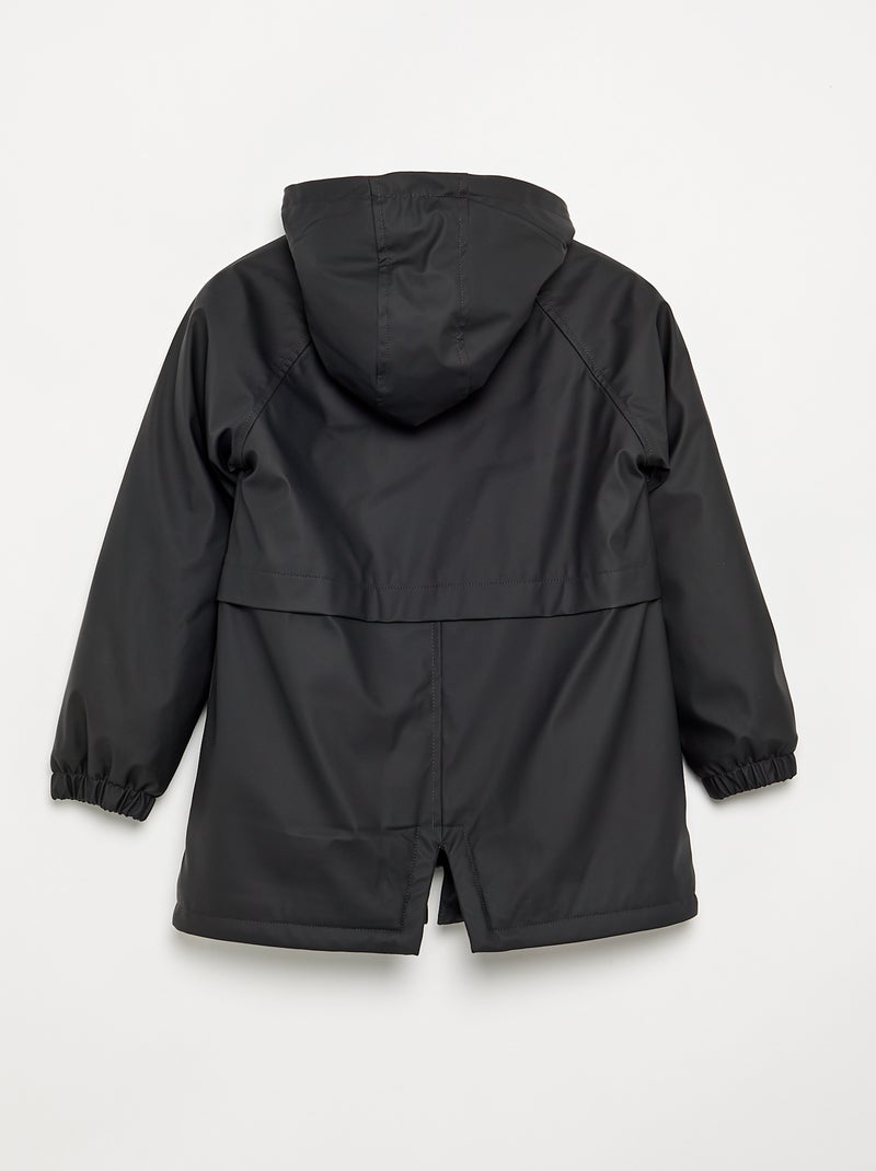 Parka foderata effetto montone Nero - Kiabi