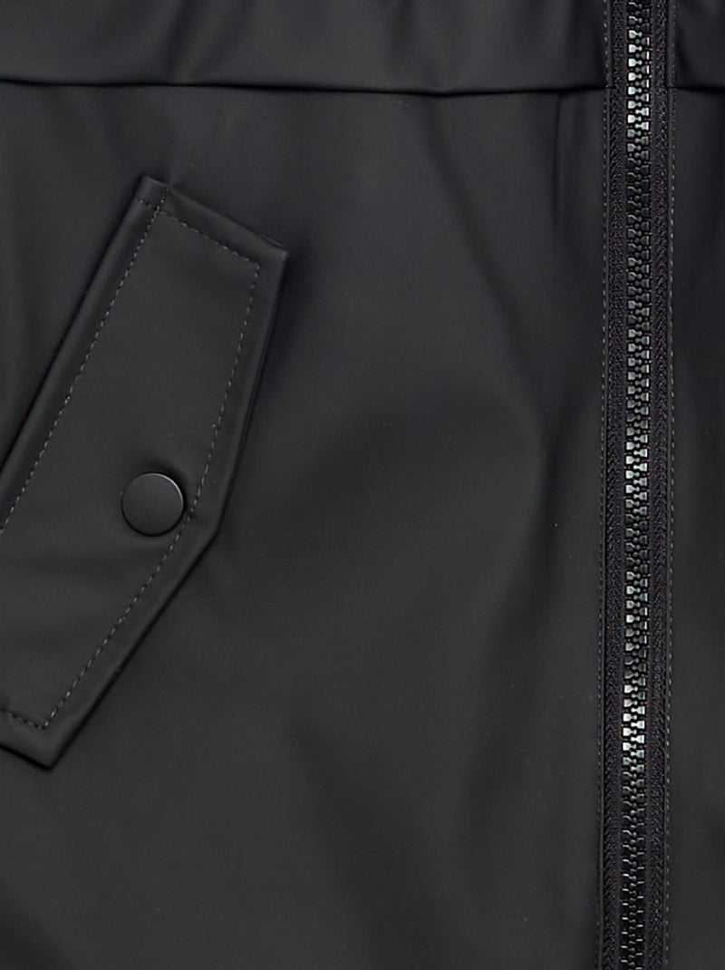 Parka foderata effetto montone Nero - Kiabi