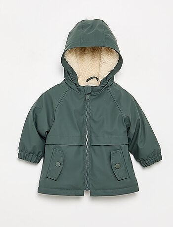 Parka foderato con cappuccio