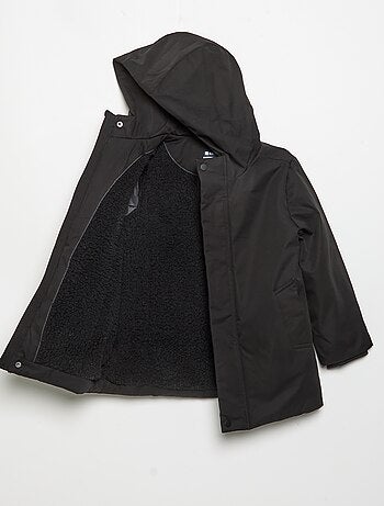 Parka foderato con cappuccio