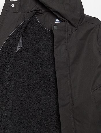 Parka foderato con cappuccio