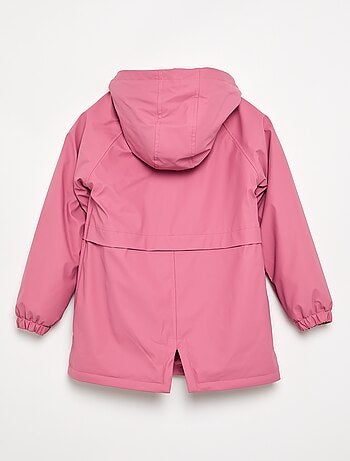 Parka foderato in pelliccia sintetica