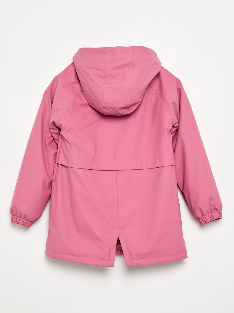 Parka foderato in pelliccia sintetica Rosa - Kiabi