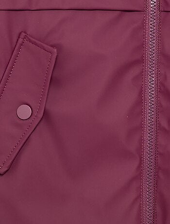 Parka foderato in pelliccia sintetica
