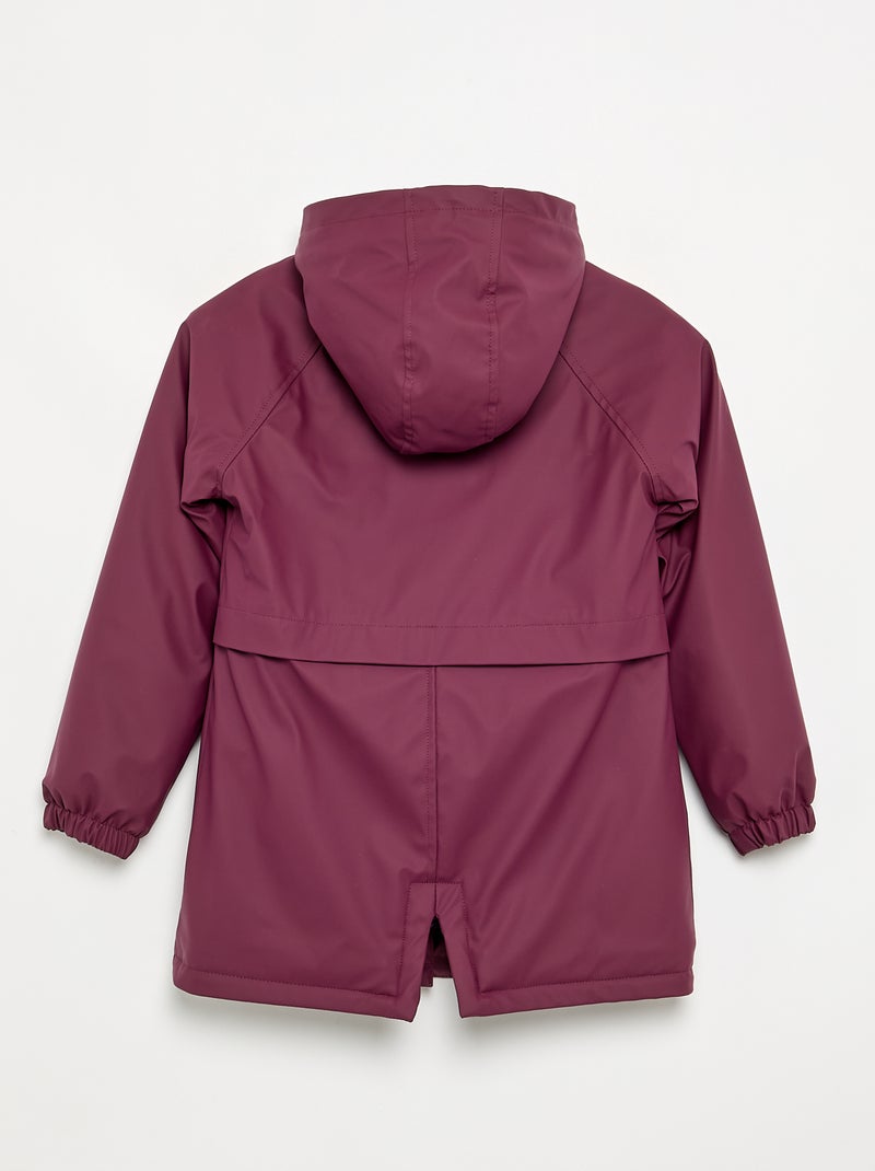 Parka foderato in pelliccia sintetica Viola - Kiabi