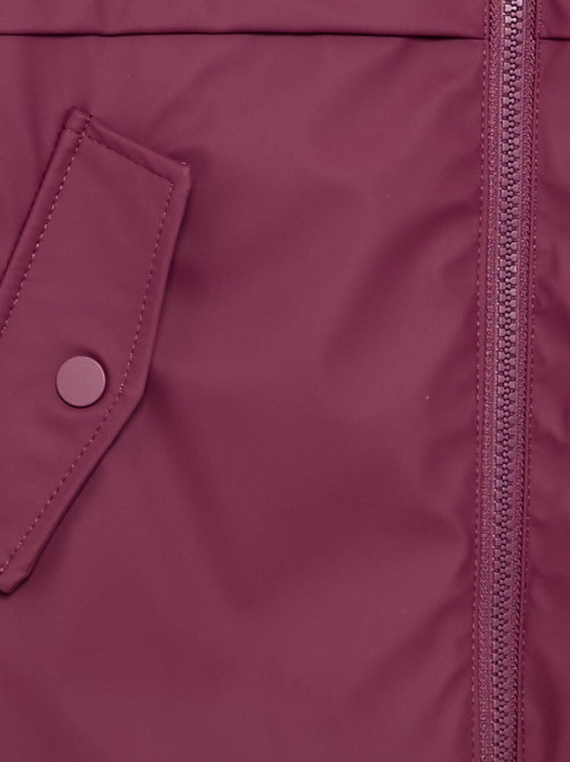 Parka foderato in pelliccia sintetica Viola - Kiabi