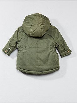 Parka foderato tessuto sherpa - Kiabi