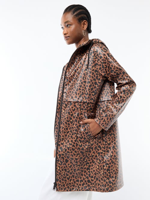 Parka gommata con cappuccio - Kiabi