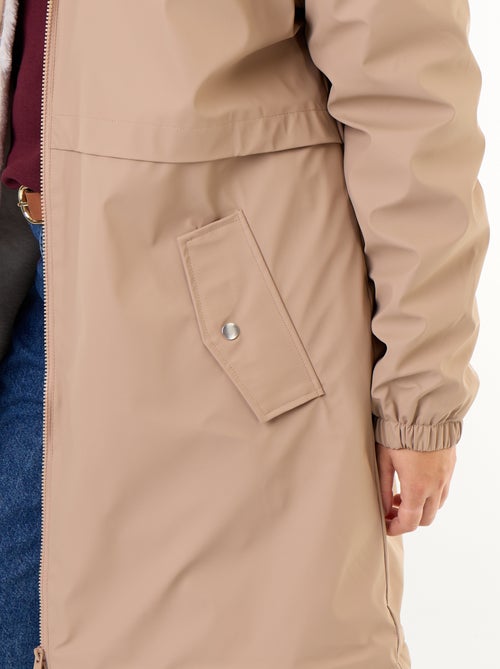Parka gommato foderato con cappuccio - Kiabi Parka gommato foderato con cappuccio - Kiabi