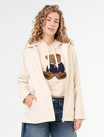 Parka idrorepellente con cappuccio