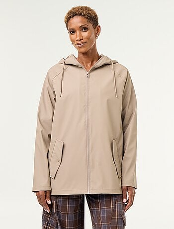 Parka idrorepellente con cappuccio