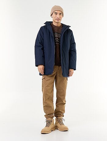 Parka idrorepellente con cappuccio