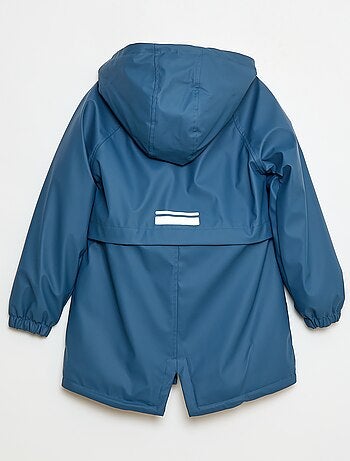 Parka idrorepellente con cappuccio effetto montone