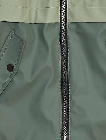 Parka idrorepellente con cappuccio effetto montone