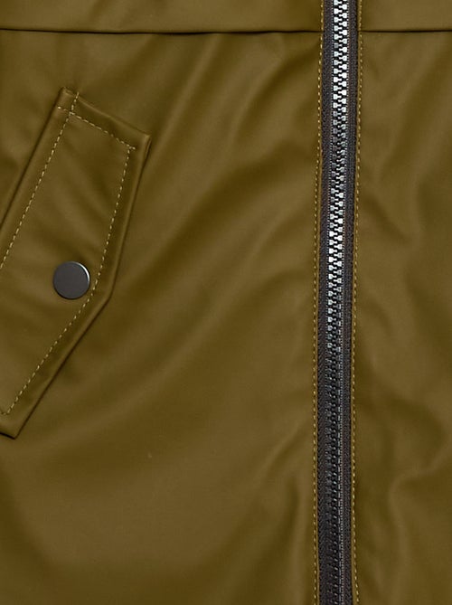 Parka idrorepellente con cappuccio effetto montone - Kiabi