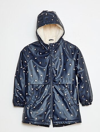 Parka idrorepellente con cappuccio interamente foderato
