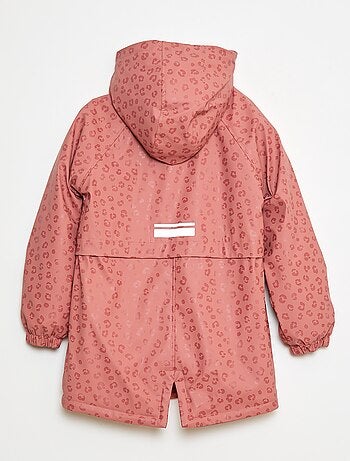 Parka idrorepellente con cappuccio interamente foderato