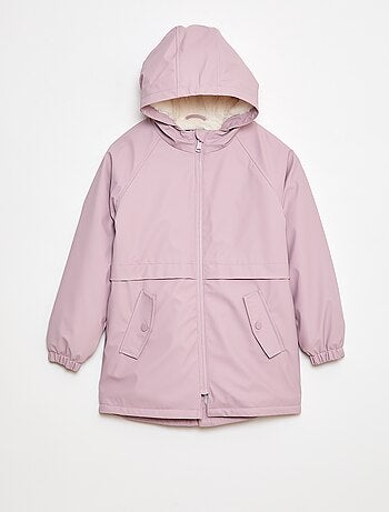 Parka idrorepellente con cappuccio interamente foderato