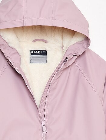 Parka idrorepellente con cappuccio interamente foderato
