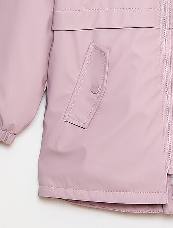 Parka idrorepellente con cappuccio interamente foderato