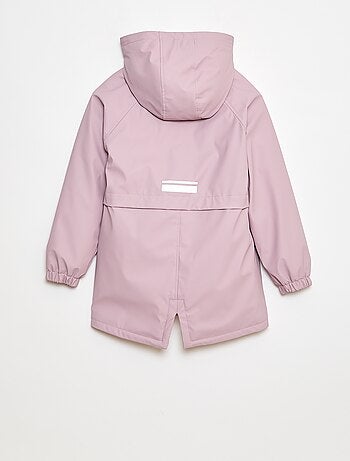 Parka idrorepellente con cappuccio interamente foderato